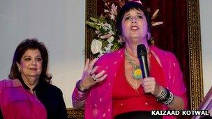 Mahabanoo Mody Kotwal and Eve Ensler