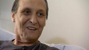 Transplant patient Ian Christie