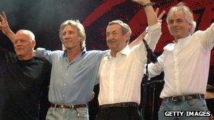 Pink Floyd reunite at Live 8 concert in July 2005