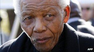 Nelson Mandela in June 2010