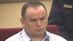 Veselin Vlahovic in court, 29 Mar 13