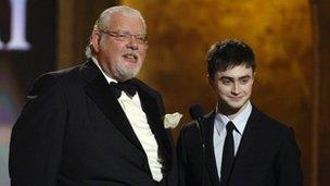 Richard Griffiths and Daniel Radcliffe
