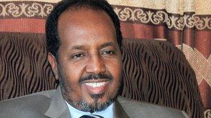 President Hassan Sheikh Mohamud (file image)