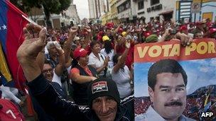 Rally for Nicolas Maduro. 17 April 2013