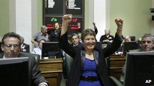 State Senator Donna Nesselbush