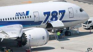 Boeing 787 grounded in Japan