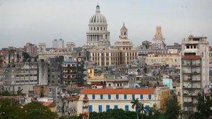 Skyline of Havana, Cuba file picture 2009
