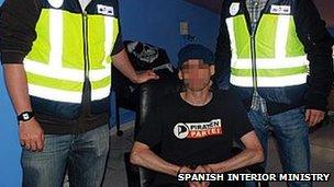 Spanish Interior Ministry picture of 'SK'