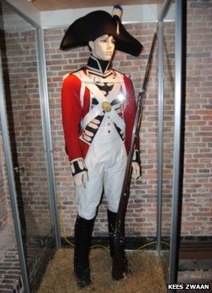 Mannequin in Coldstream Guards costume