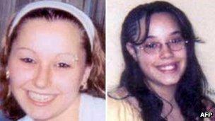 Amanda Berry (left) and Gina DeJesus pictured before they went missing