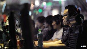 File photo: an internet cafe in Beijing, 12 May 2011