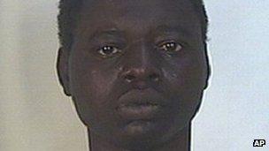 Undated photo issued by Italian police of a man identified as Kabobo Mada, 21, from Ghana