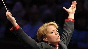 Marin Alsop conducts the Sao Paulo Symphony Orchestra