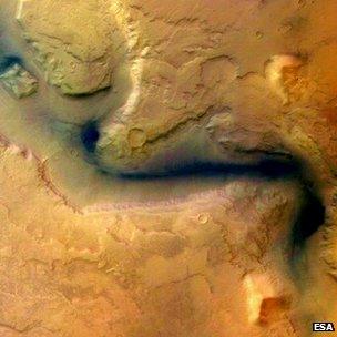 Ancient Mars river