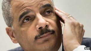 US Attorney General Eric Holder testifies during a hearing of the House Judiciary Committee on Capitol Hill 15 May 2013