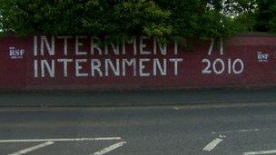 Internment graffiti