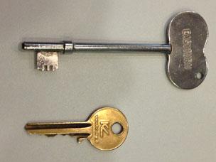 Radar key and Yale key