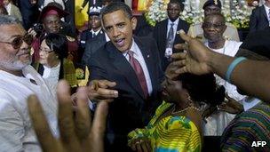 President Barack Obama in Ghana