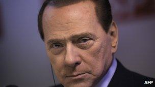 File photo of Silvio Berlusconi, June 2010