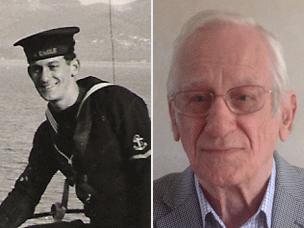 Don Clifford in 1953 and now