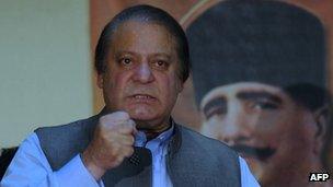 Pakistan's incoming Prime Minister Nawaz Sharif