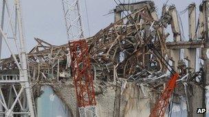 Damaged reactor 3 at Fukushima nuclear plant. File photo