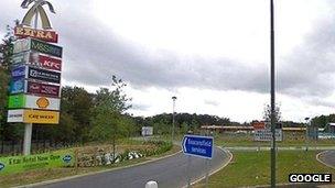 Beaconsfield services off M40 in Buckinghamshire