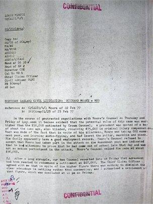 The details were found in declassified Ministry of Defence papers