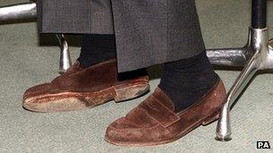 Ken Clarke's shoes