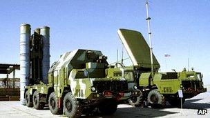 A Russian S-300 anti-aircraft missile system. File photo