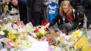 Ingrid Loyau-Kennett at the scene in Woolwich