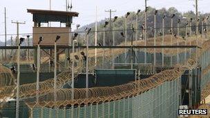 File photo of US prison camp at Guantanamo Bay, Cuba