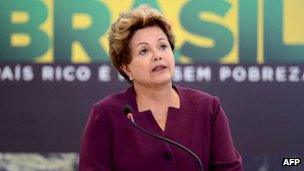 Brazilian President Dilma Rousseff (18 June)
