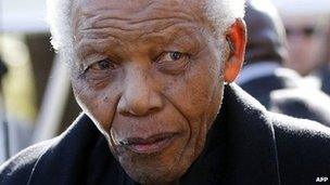 Nelson Mandela in June 2010