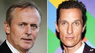 John Grisham and Matthew McConaughey