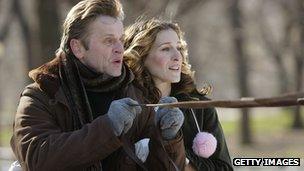 Mikhail Baryshnikov and Sarah Jessica Parker in Sex and the City