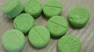 Fake ecstasy tablets
