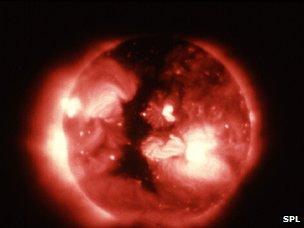 Skylab image of coronal hole
