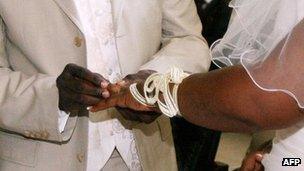 A wedding in Ivory Coast in July 2007