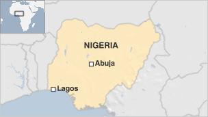 Nigeria locator map