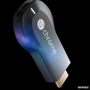 Google launches low-cost TV dongle - BBC News