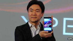 The newly launched the new Xperia Z ultra waterproof smartphone
