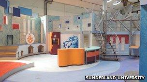 Blue Peter set bought by Sunderland University - BBC News