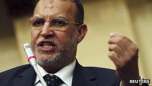 Isam al-Iryan, deputy head of the Muslim Brotherhood's Freedom and Justice Party