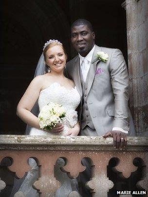 Kirsty Crooks married Prince Mustapha Oniru of Lagos in Loughall village