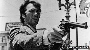 Clint Eastwood as Harry Callahan in the first Dirty Harry film