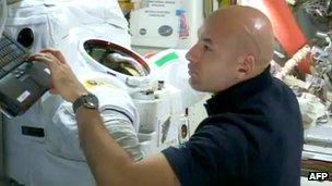 Astronaut Luca Parmitano, 17 Jul 13