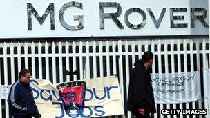MG Rover site