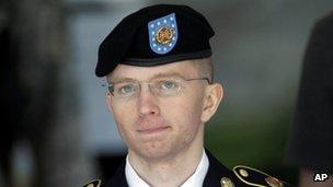 Bradley Manning in uniform
