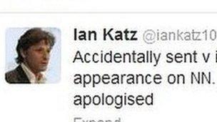 Ian Katz Tweet